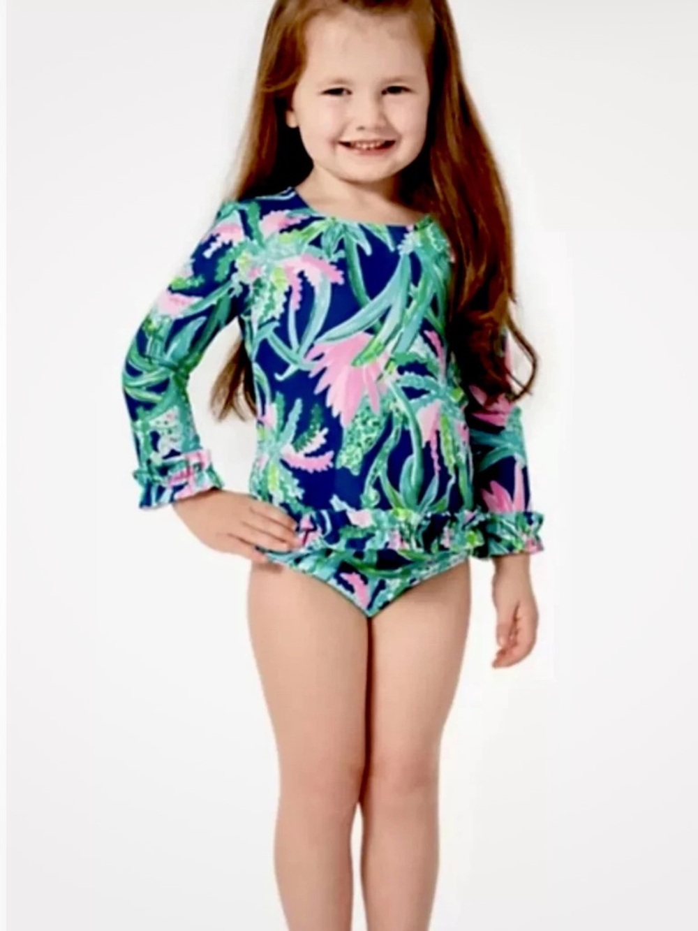 Lilly Pulitzer Margo Rashguard Swimsuit